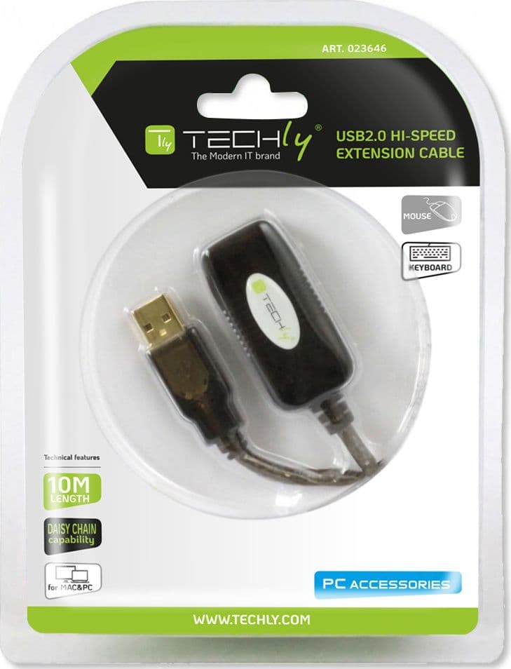 Cavo Prolunga Attivo Extender USB Hi Speed Estensore di Segnale 10m Nero in  Scontolo.net - Potenza, commercioVirtuoso.it