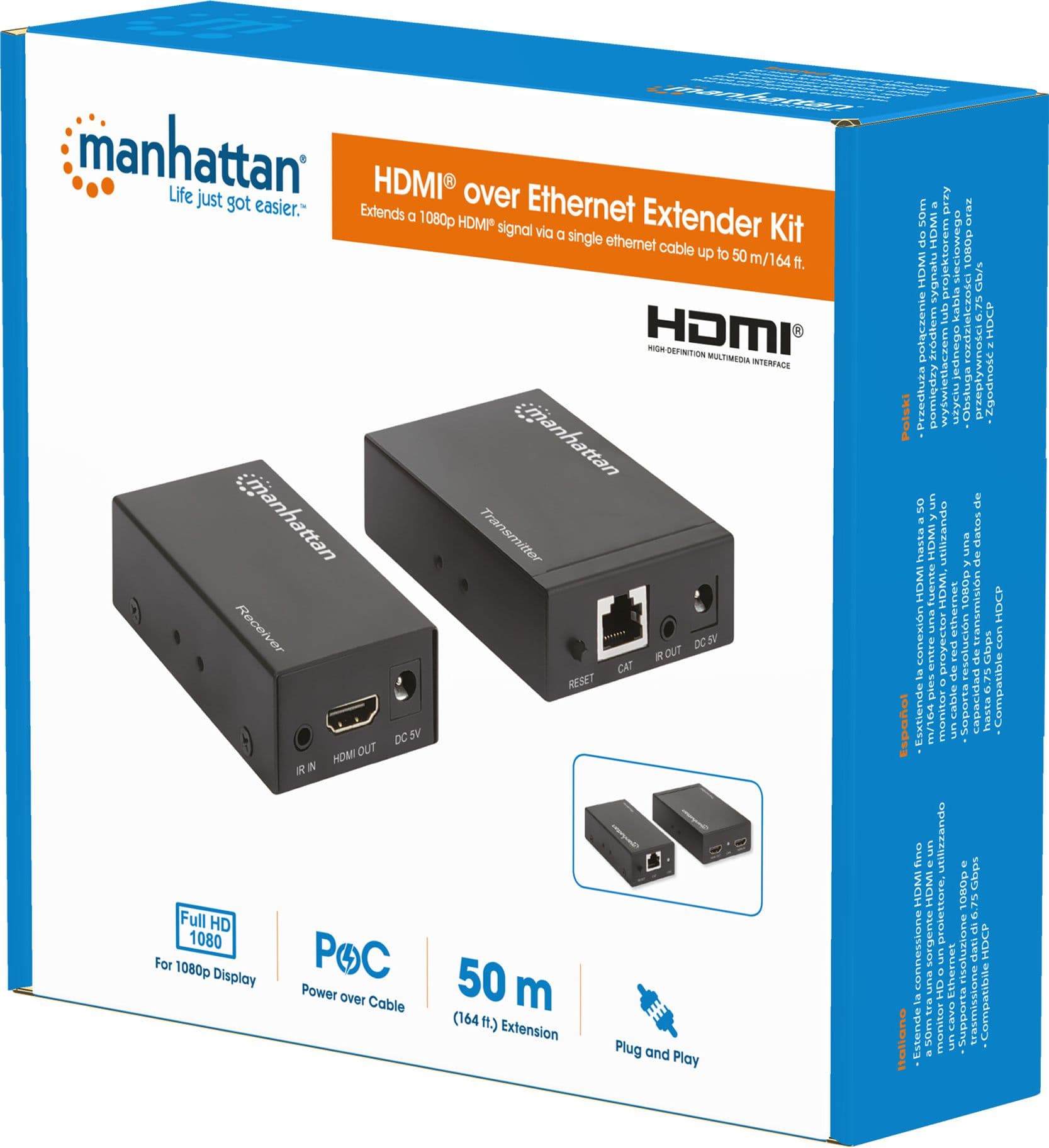 Kit Extender HDMI over Ethernet in Cavi HDMI Scontolo.net - Potenza, commercioVirtuoso.it