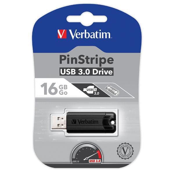 Memoria USB 3.0 PinStripe da 16Gb Colore Nero in  Scontolo.net - Potenza, commercioVirtuoso.it