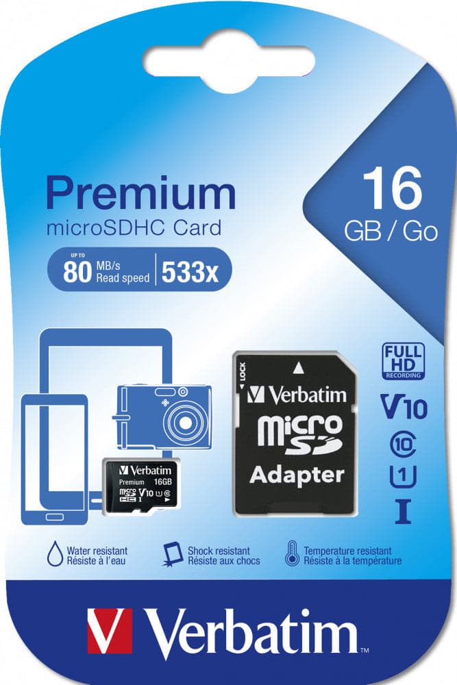 Memoria Micro SDHC 16 Gb con Adattatore - Classe 10 in  Scontolo.net - Potenza, commercioVirtuoso.it