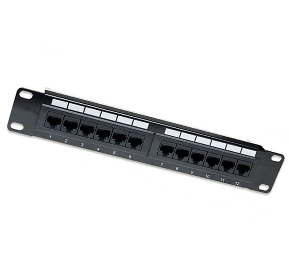 Pannello Patch per rack 10'' 12p UTP Cat.6A in Cavi Ethernet Scontolo.net - Potenza, commercioVirtuoso.it