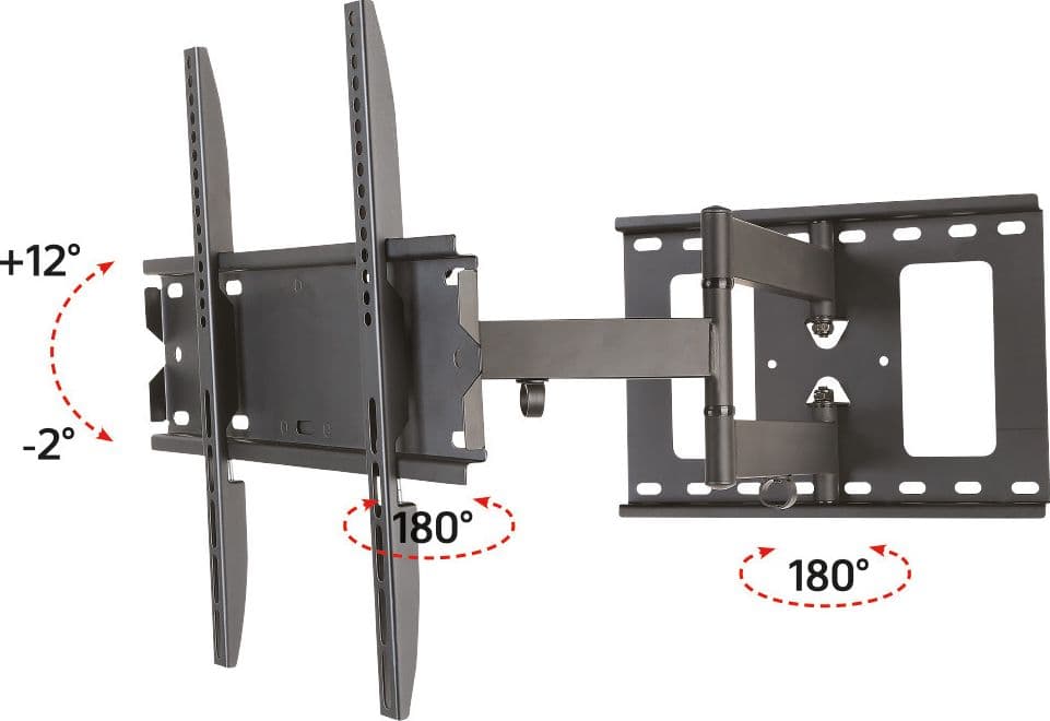 Supporto a Muro per TV LED LCD 23-55'' Estensibile Slim Full-Motion in Supporti da parete e da soffitto Scontolo.net - Potenza, commercioVirtuoso.it