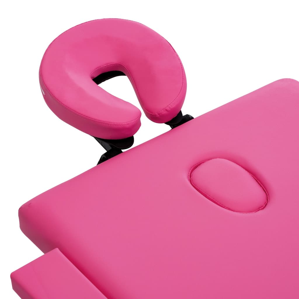 Lettino da Massaggio a 2 Sezioni in Alluminio Rosa in Lettini Esplodia - Napoli, commercioVirtuoso.it