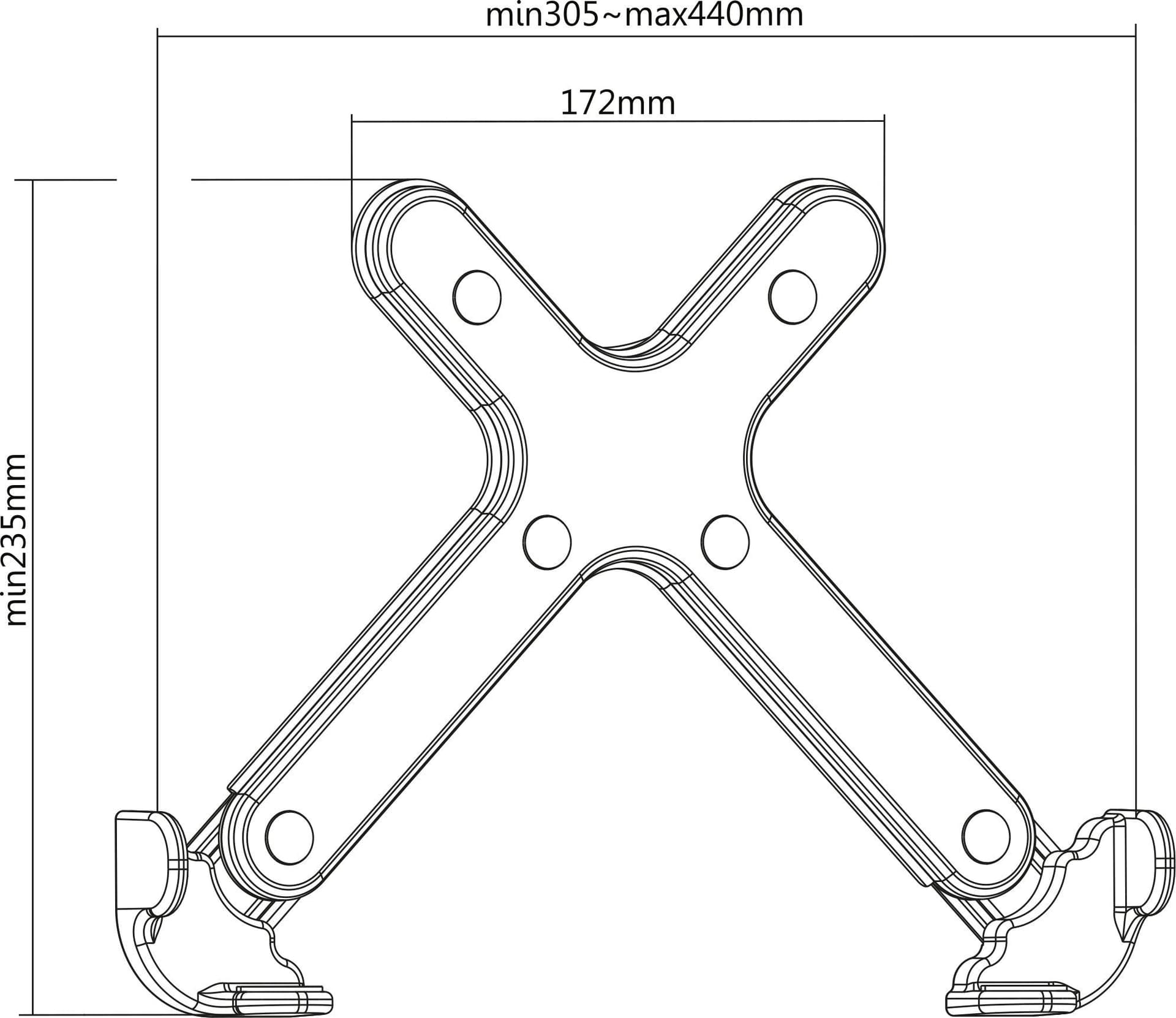 Supporto Laptop Regolabile con Montaggio VESA per Adattamento a Staffa in  Scontolo.net - Potenza, commercioVirtuoso.it