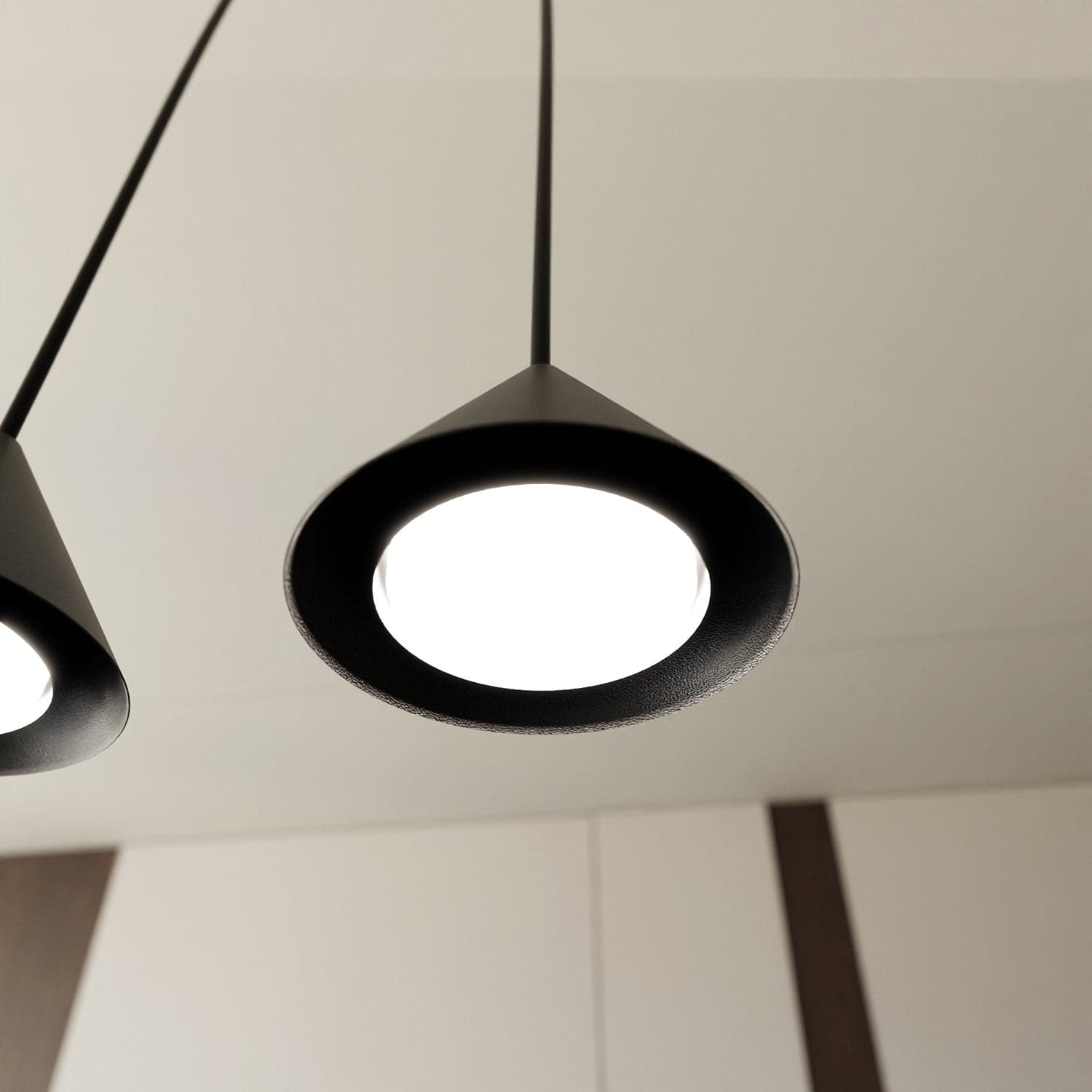 Sospensione Minimal Elit 1 Luce In Acciaio Oro in Lampade a sospensione LuceArt - Montecorvino Pugliano, commercioVirtuoso.it
