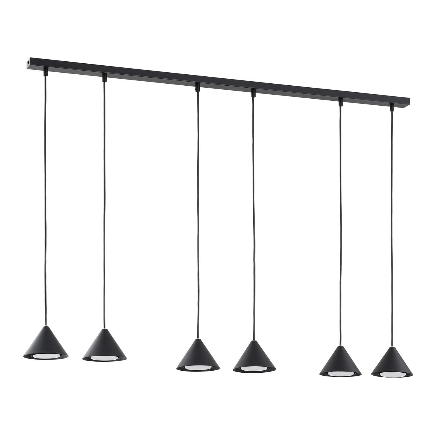 Sospensione Minimal Elit 6 Luci In Acciaio Oro in Lampade a sospensione LuceArt - Montecorvino Pugliano, commercioVirtuoso.it
