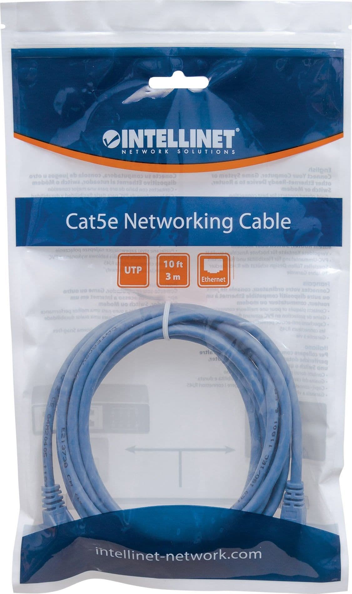 Cavo di rete Patch CCA Cat. 5e Blu UTP 5 mt in Cavi Ethernet Scontolo.net - Potenza, commercioVirtuoso.it