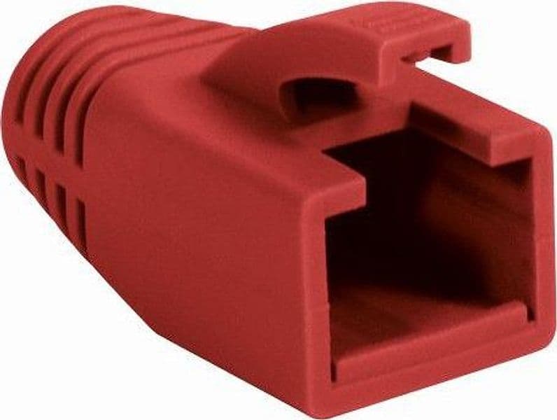 Copriconnettore per Plug RJ45 Cat.6 8mm Rosso in Cavi Ethernet Scontolo.net - Potenza, commercioVirtuoso.it