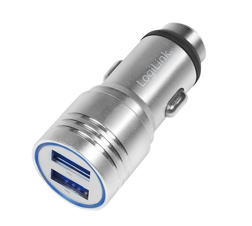 Caricatore da Auto in Alluminio 2x USB 10,5W Rompivetro di Emergenza in Caricabatterie da auto Scontolo.net - Potenza, commercioVirtuoso.it