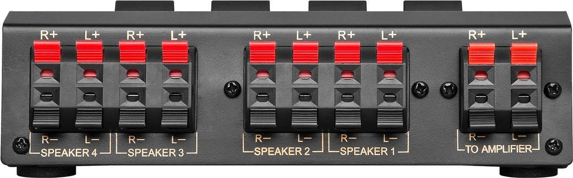 Speaker Switch fino a 4 Diffusori Audio Nero in Selettori audio-video Scontolo.net - Potenza, commercioVirtuoso.it