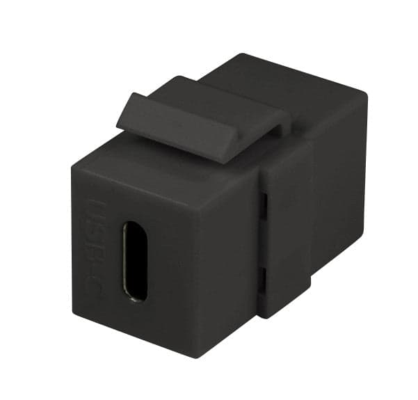 Connettore Keystone USB-C&trade F/F 17,2 mm Nero in  Scontolo.net - Potenza, commercioVirtuoso.it