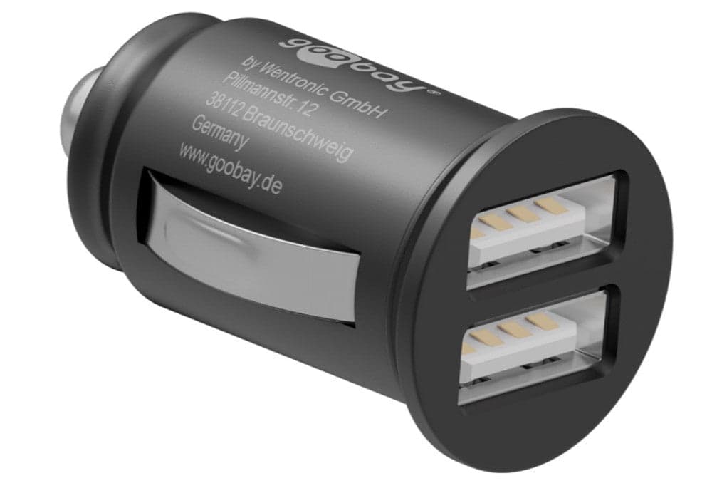 Caricatore Compatto da Auto 2 porte USB max.24W/4.8A Nero in Caricabatterie da auto Scontolo.net - Potenza, commercioVirtuoso.it