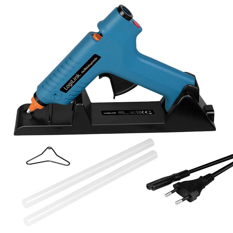 Pistola per Colla a Caldo Wireless, 80W, con supporto, blu in Pistole per colla Scontolo.net - Potenza, commercioVirtuoso.it