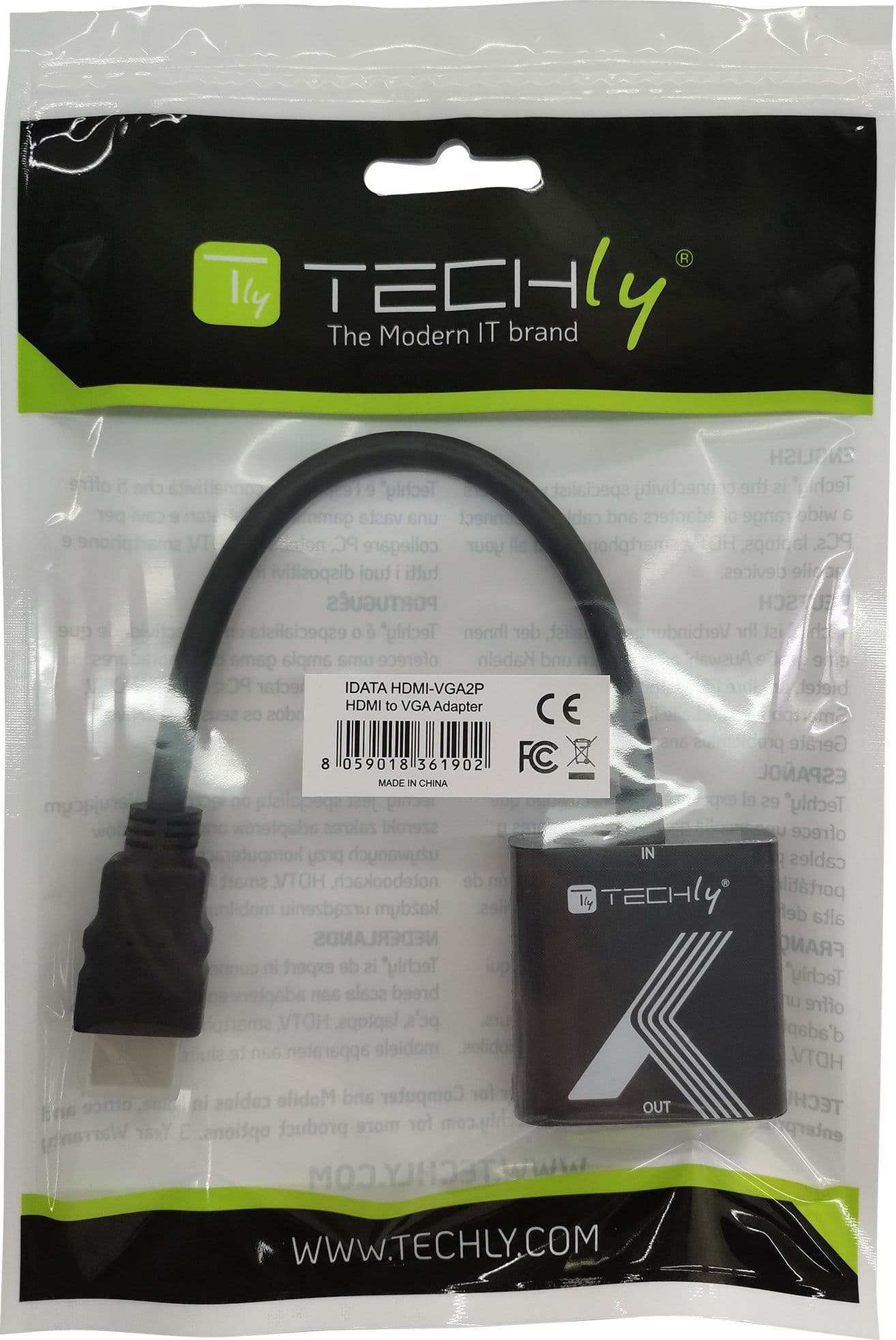 Cavo Convertitore Adattatore da HDMI&trade a VGA 1920x1200 a 60Hz in Cavi HDMI Scontolo.net - Potenza, commercioVirtuoso.it