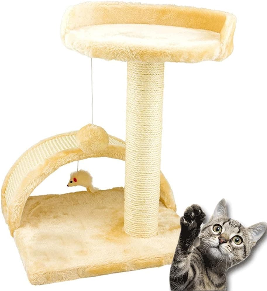 Tiragraffi Per Gatti Con Gioco Pallina H 50cm Sisal Gioco Topolino Tunnel Beige in Alberi tiragraffi Danyx - Casoria, commercioVirtuoso.it