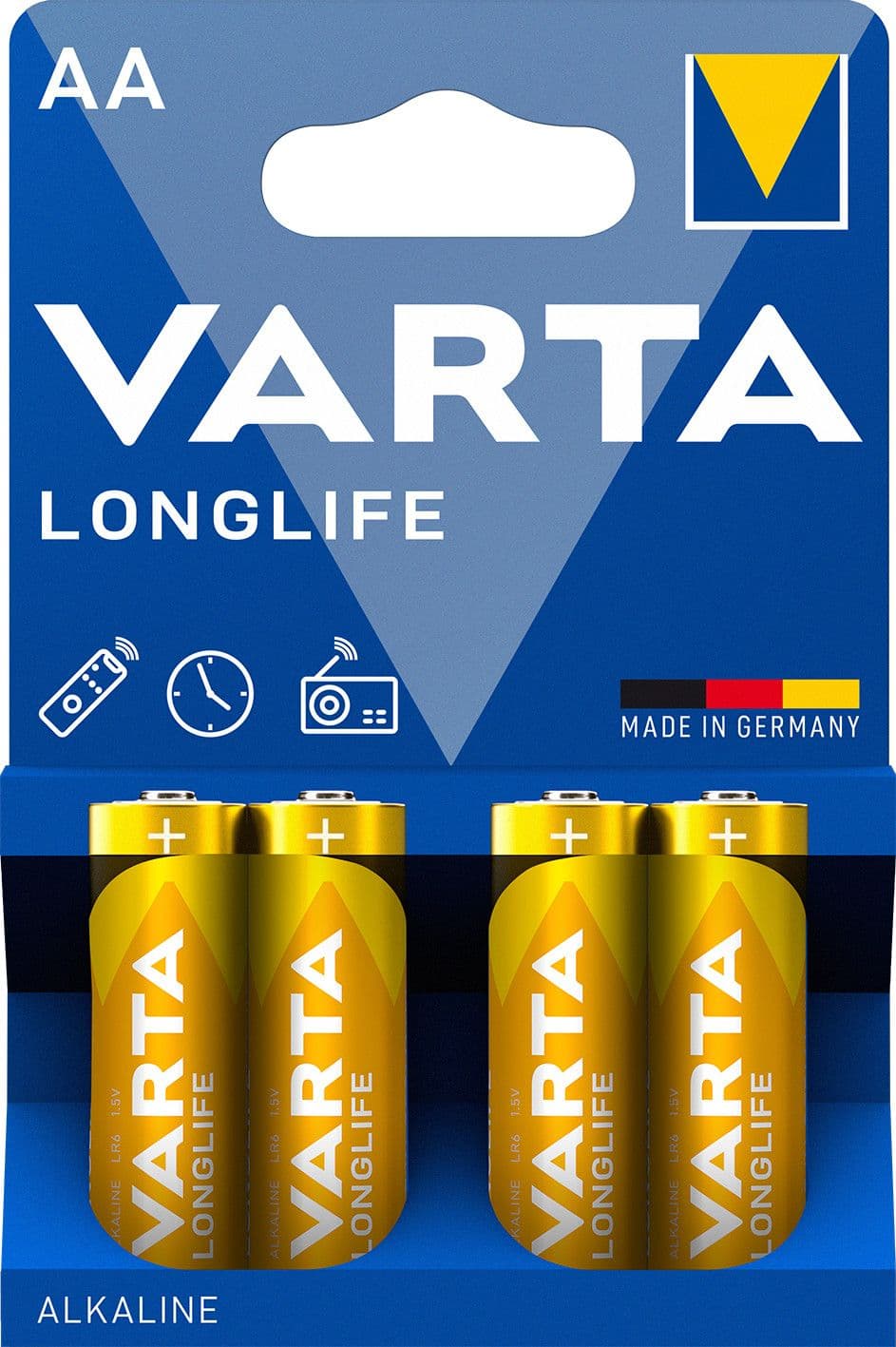 Blister 4 Batterie 1.5V Longlife Alcalina Stilo AA in Pile monouso Scontolo.net - Potenza, commercioVirtuoso.it