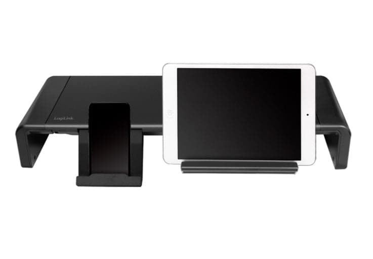 Supporto Monitor Smartphone Tablet Regolabile 420 - 520 mm Nero in Supporti Scontolo.net - Potenza, commercioVirtuoso.it