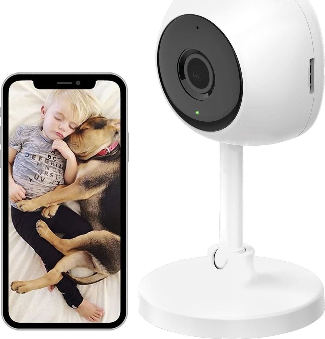 Smart Camera WiFi Full HD 2 MP Controllo Vocale Alexa Google, R4114 in Dom camera Scontolo.net - Potenza, commercioVirtuoso.it
