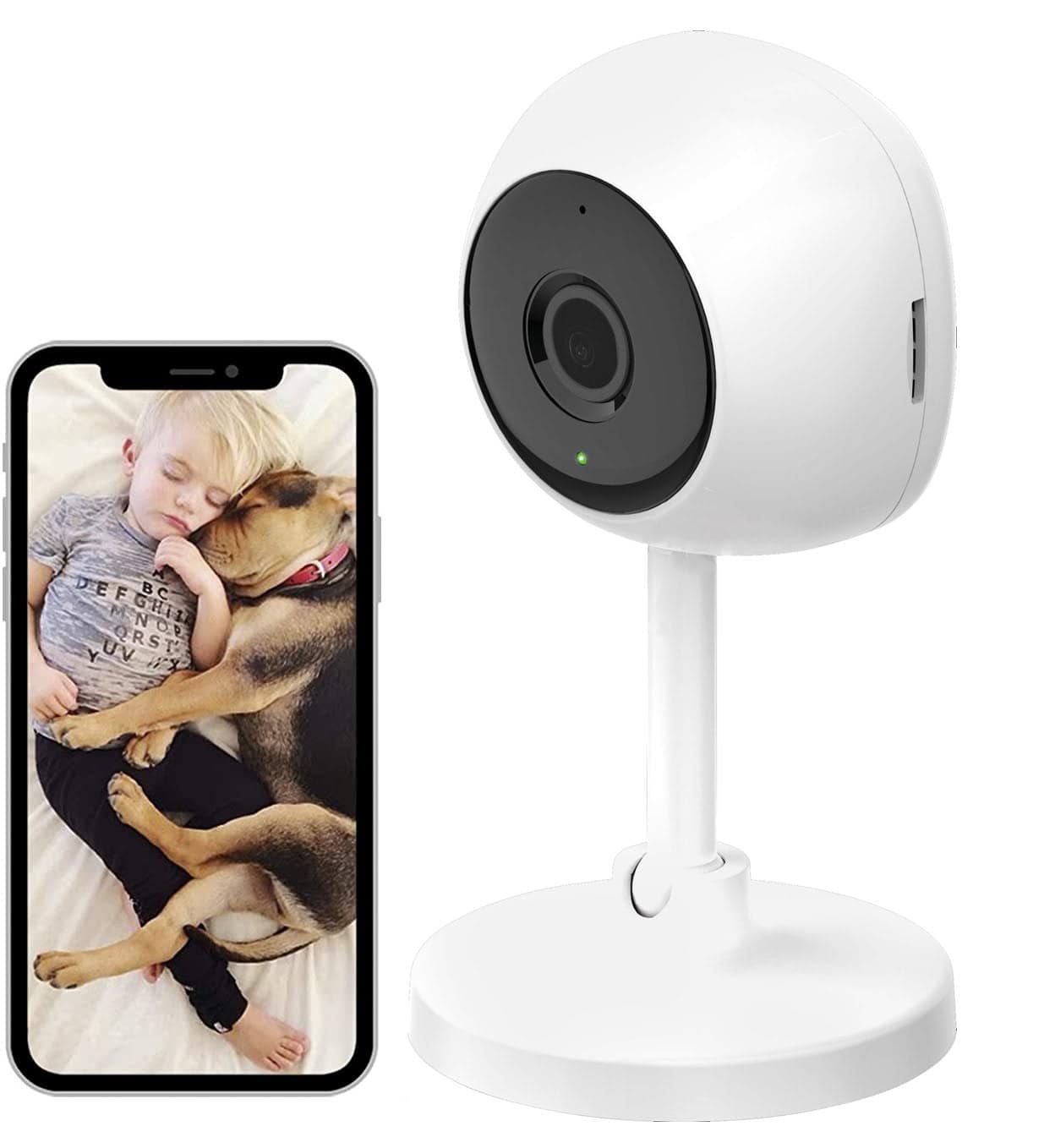 Smart Camera WiFi Full HD 2 MP Controllo Vocale Alexa Google, R4114 in Dom camera Scontolo.net - Potenza, commercioVirtuoso.it