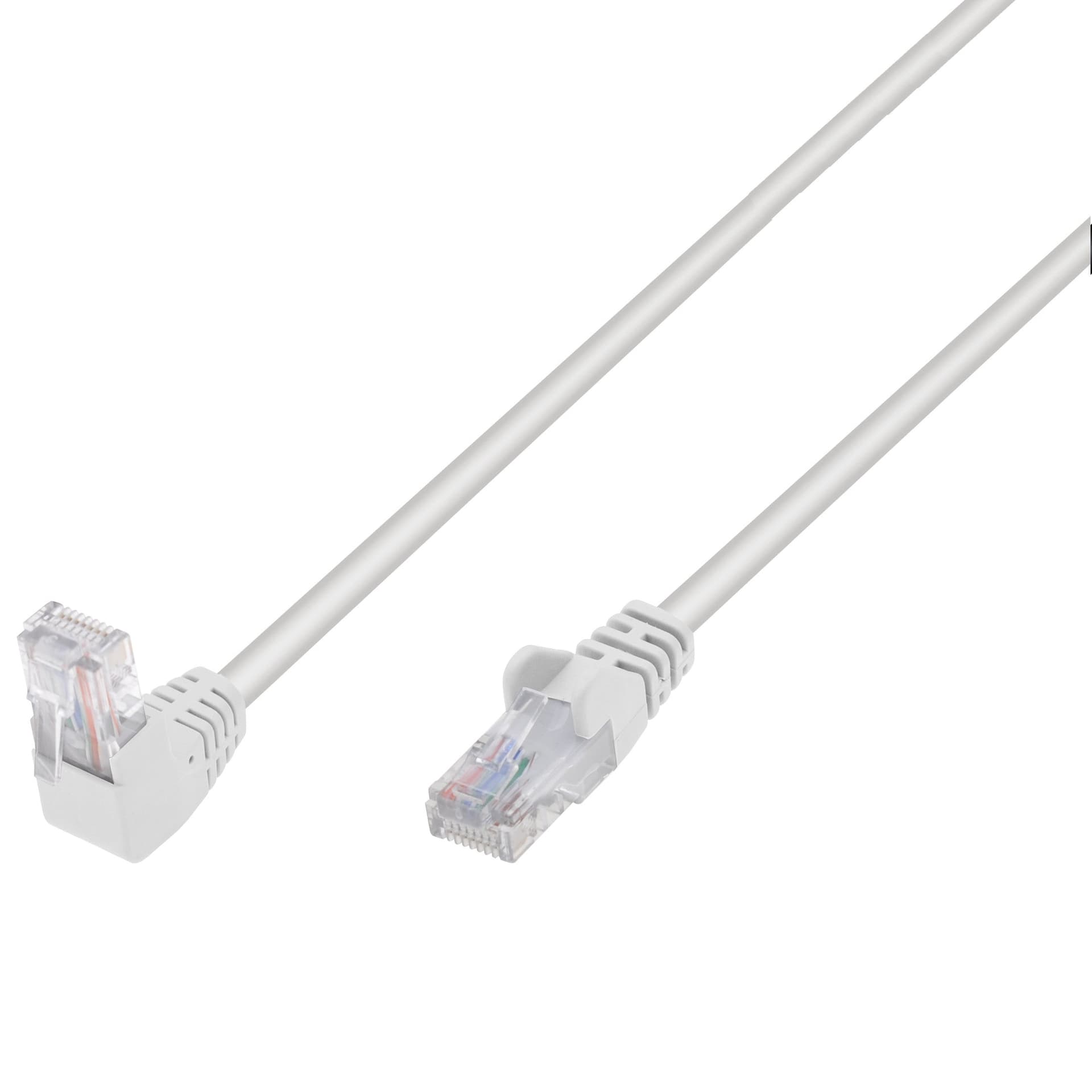 Cavo di Rete Patch Connettore Angolato 90&deg CCA Cat. 5E UTP 1m Bianco in Cavi Ethernet Scontolo.net - Potenza, commercioVirtuoso.it