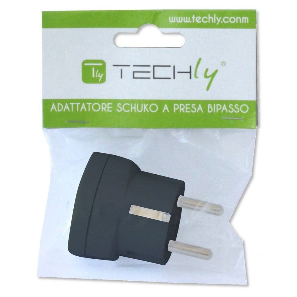 Adattatore spina Schuko a presa 10/16A Nero in Adattatori da viaggio Scontolo.net - Potenza, commercioVirtuoso.it
