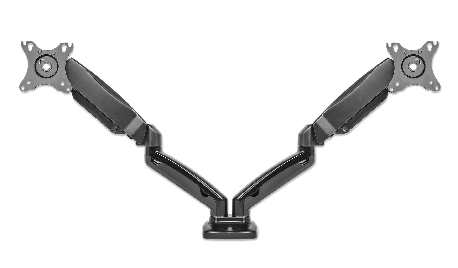 Supporto da scrivania in Alluminio per 2 Monitor 13-27'' con Molla a Gas in Supporti Scontolo.net - Potenza, commercioVirtuoso.it