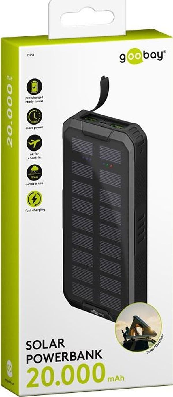 Caricabatterie a Ricarica Solare Rapida 20.000 mAh USB-C&trade PD QC3.0 in Caricabatterie portatile Scontolo.net - Potenza, commercioVirtuoso.it