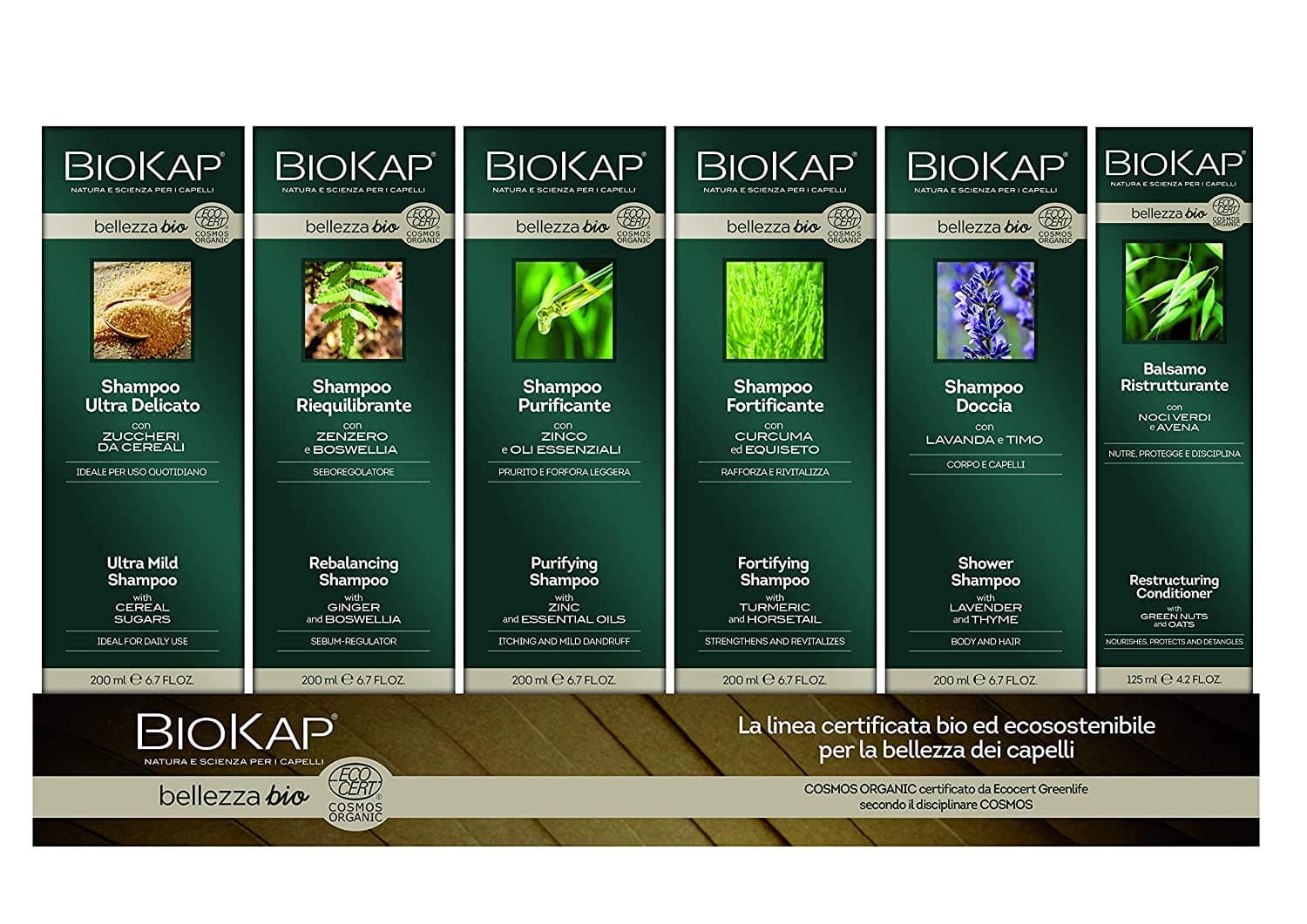 Bios Line Biokap Shampoo per Uso Frequente, con Lavanda e Timo, 200 ml - Naturopatica shop & therapy