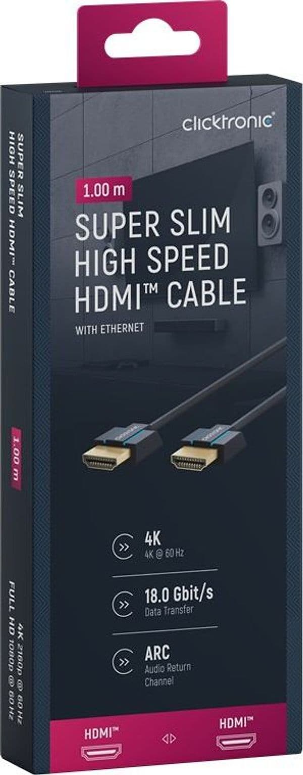 Cavo HDMI&trade 2.0 Super Sottile 4K@60Hz 1m in Cavi HDMI Scontolo.net - Potenza, commercioVirtuoso.it
