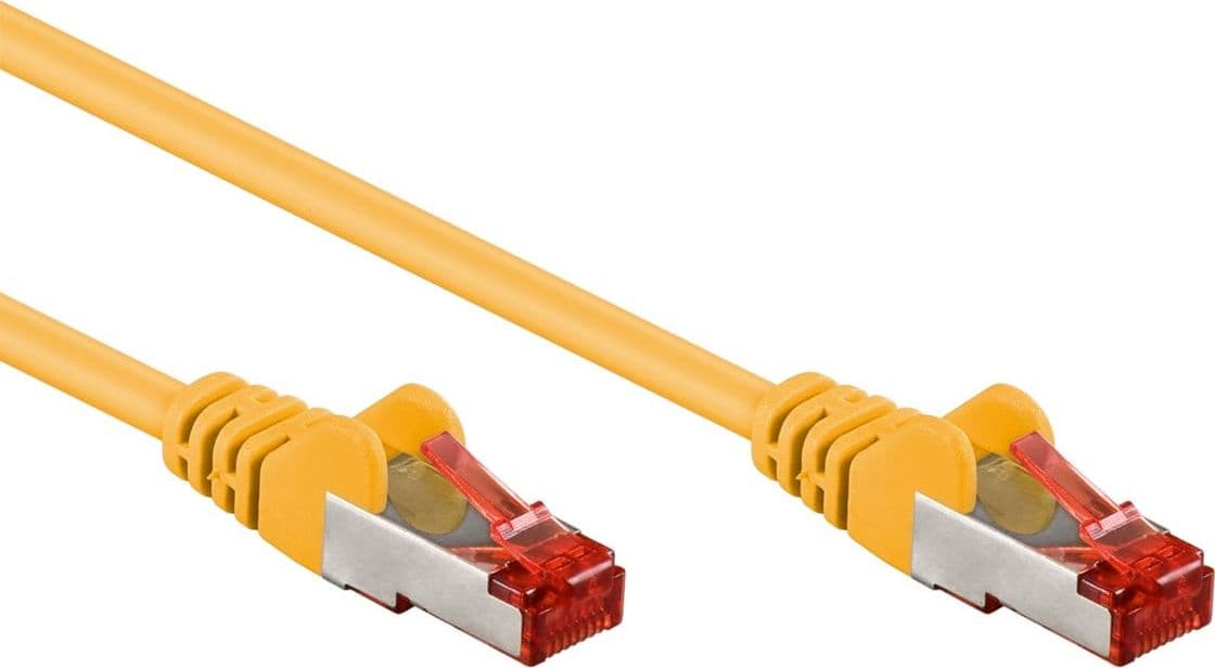 Cavo di rete Patch in rame Cat. 6 Giallo SFTP LSZH 0,25m in Cavi Ethernet Scontolo.net - Potenza, commercioVirtuoso.it