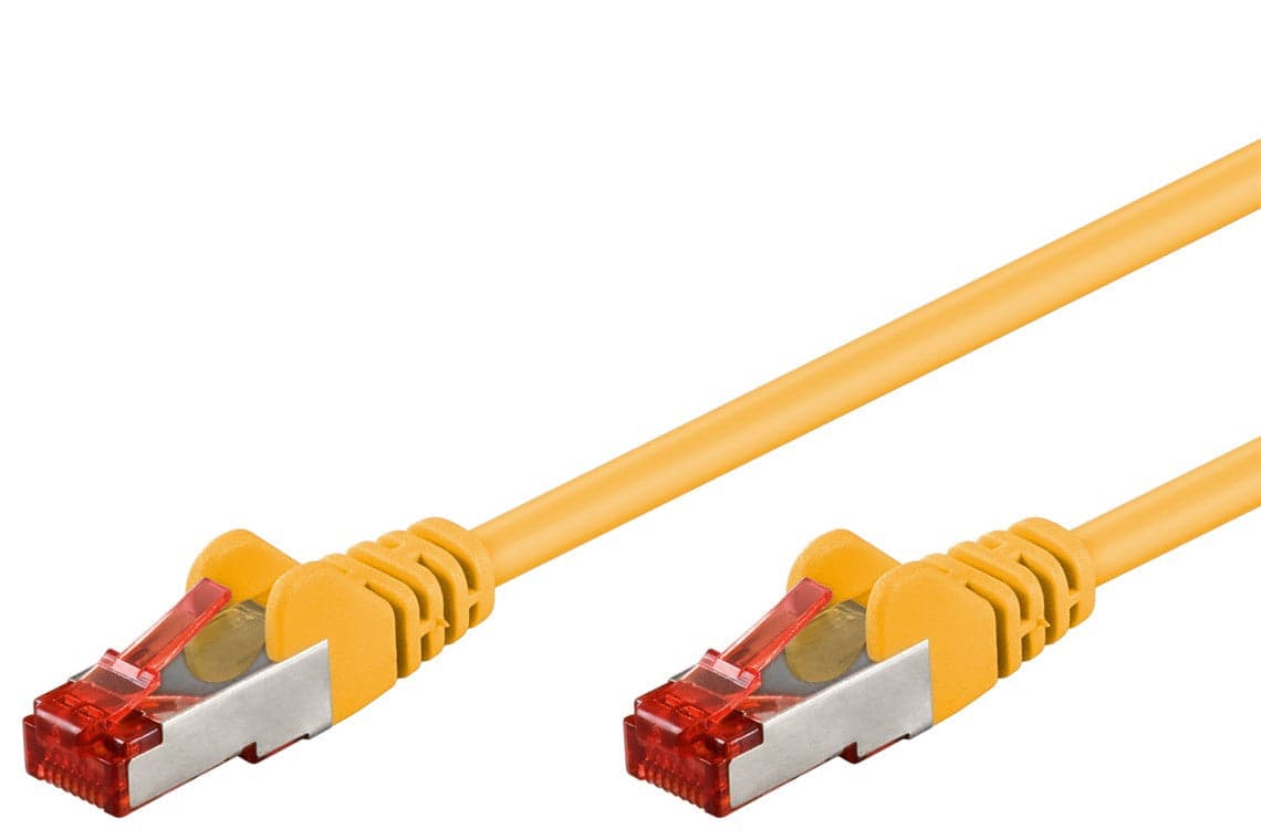 Cavo di rete Patch in rame Cat. 6 Giallo SFTP LSZH 0,25m in Cavi Ethernet Scontolo.net - Potenza, commercioVirtuoso.it