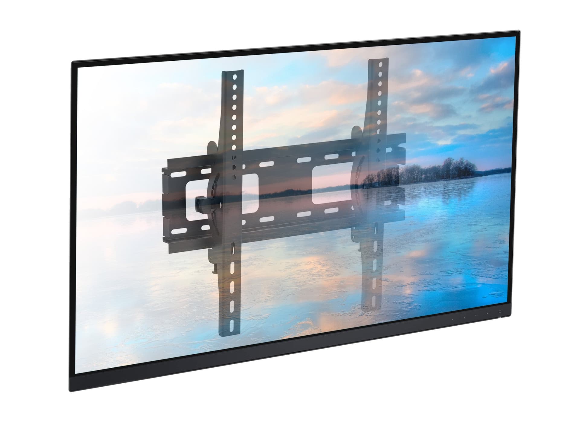 Supporto a Muro per TV LED LCD 23-55'' Inclinabile Nero in Supporti da parete e da soffitto Scontolo.net - Potenza, commercioVirtuoso.it