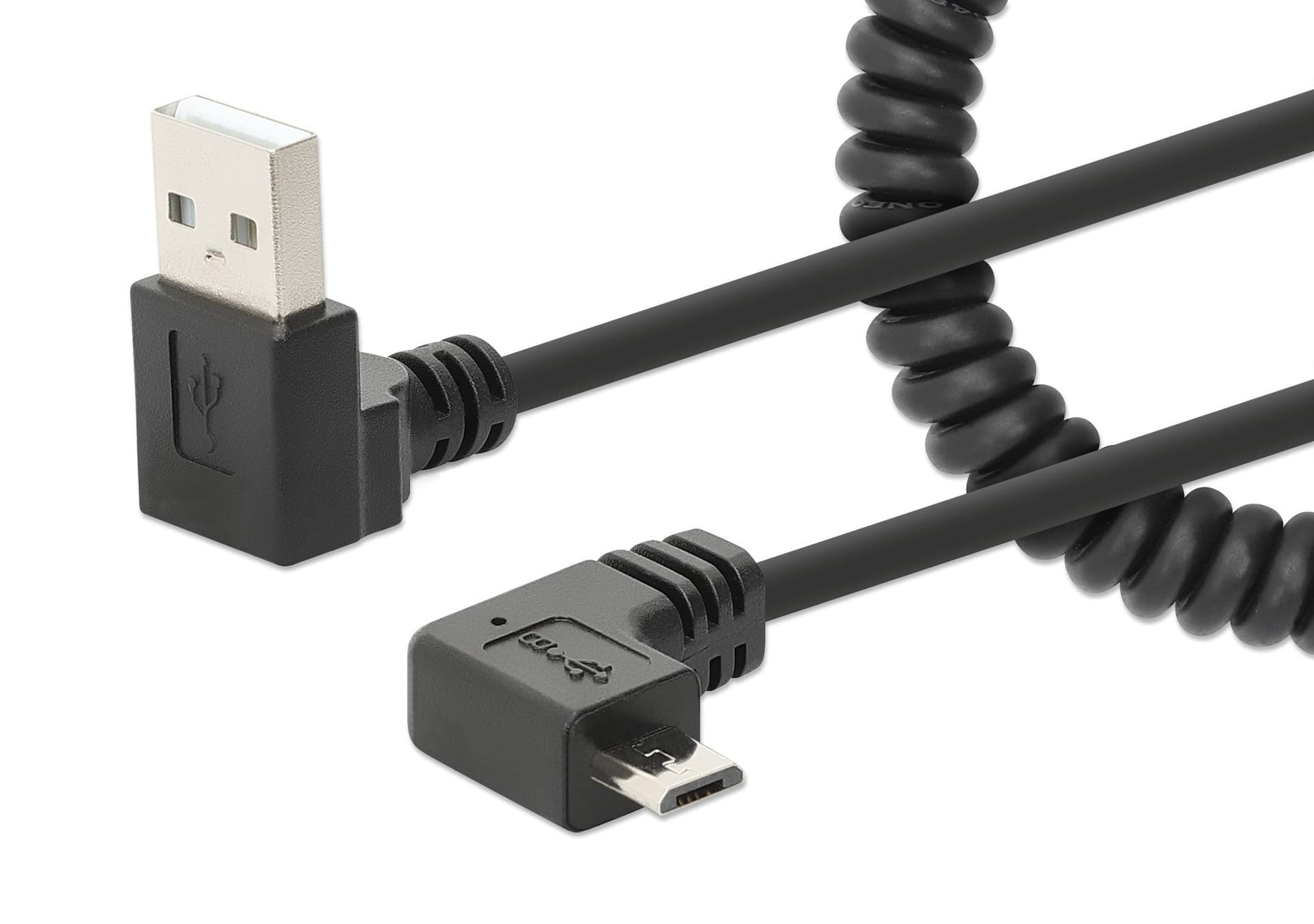 Cavo di Ricarica USB-A a Micro-USB 1m Spiralato Nero in  Scontolo.net - Potenza, commercioVirtuoso.it