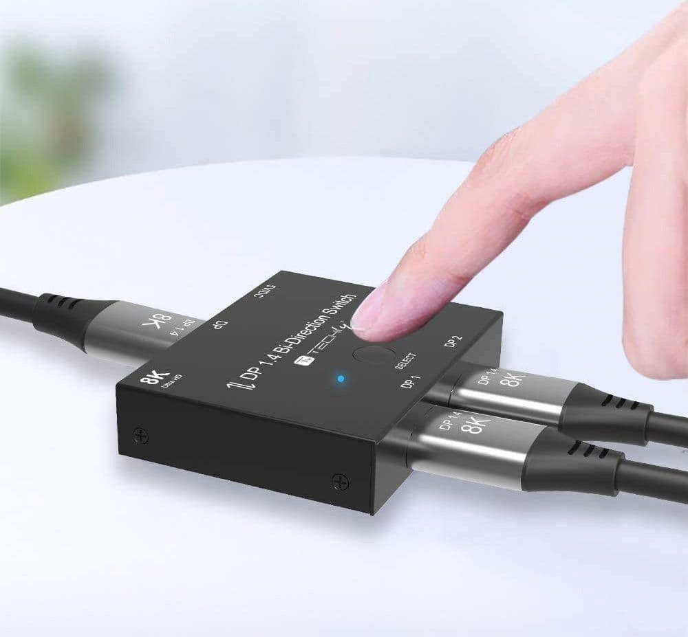 Switch Bidirezionale Convertitore Splitter DisplayPort 8K DP1.4 per Sorgenti Multiple e Display in  Scontolo.net - Potenza, commercioVirtuoso.it