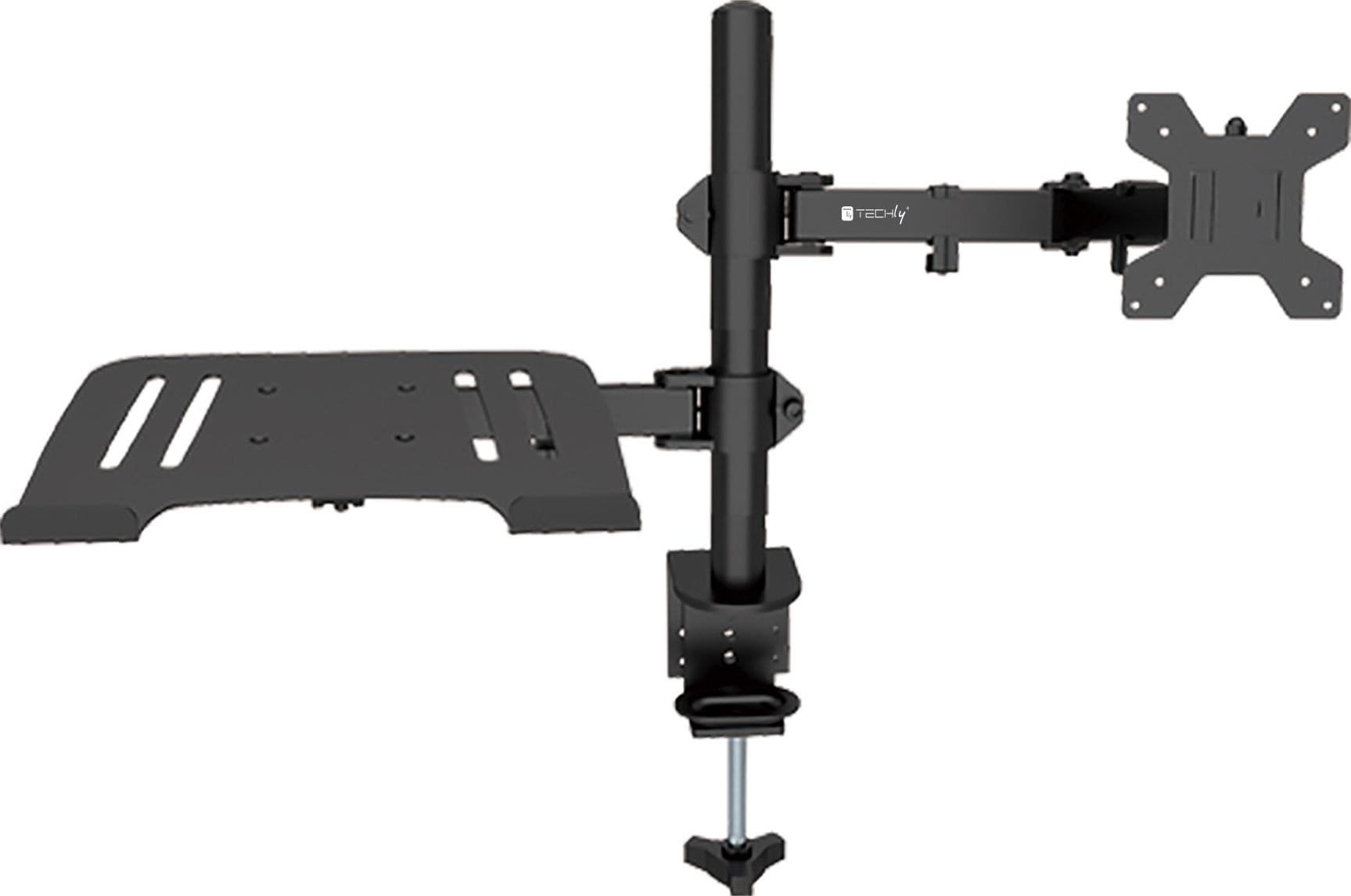 Supporto da Scrivania Braccio per Monitor 13-32'' e Mensola per Laptop in Supporti Scontolo.net - Potenza, commercioVirtuoso.it