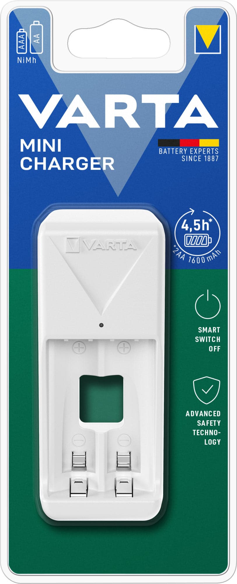 Caricabatterie Mini Charger per 2 Pile Stilo Ministilo AA/AAA in Caricabatterie Scontolo.net - Potenza, commercioVirtuoso.it