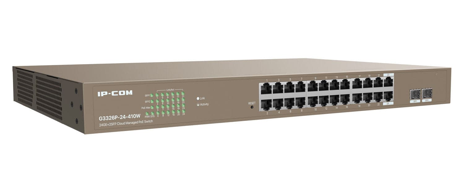 Switch PoE Cloud Managed 24GE+2SFP, G3326P-24-410W in  Scontolo.net - Potenza, commercioVirtuoso.it