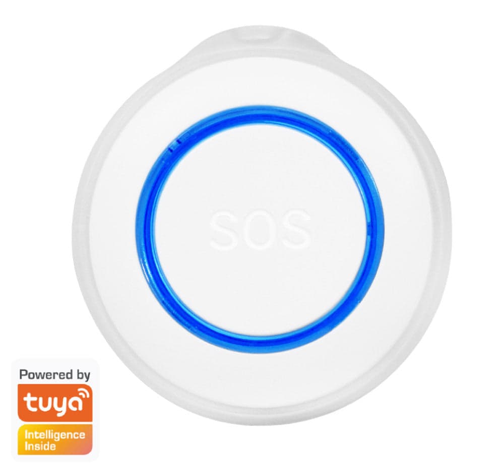 Pulsante Smart Wi-Fi di chiamata SOS Compatibile Tuya in Sistemi di allarme domestico Scontolo.net - Potenza, commercioVirtuoso.it