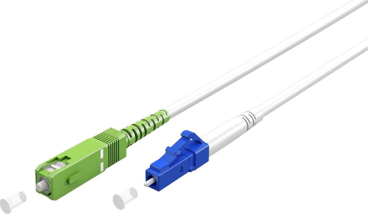Cavo in Fibra Ottica FTTH Monomodale SC-APC (8&deg)/LC-UPC OS2 9/125 Simplex 3 metri in  Scontolo.net - Potenza, commercioVirtuoso.it