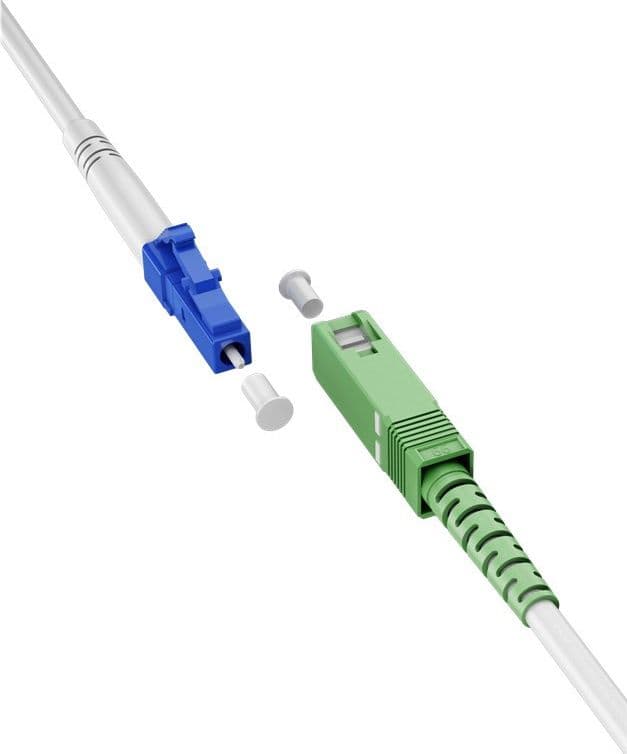 Cavo in Fibra Ottica FTTH Monomodale SC-APC (8&deg)/LC-UPC OS2 9/125 Simplex 15m in  Scontolo.net - Potenza, commercioVirtuoso.it