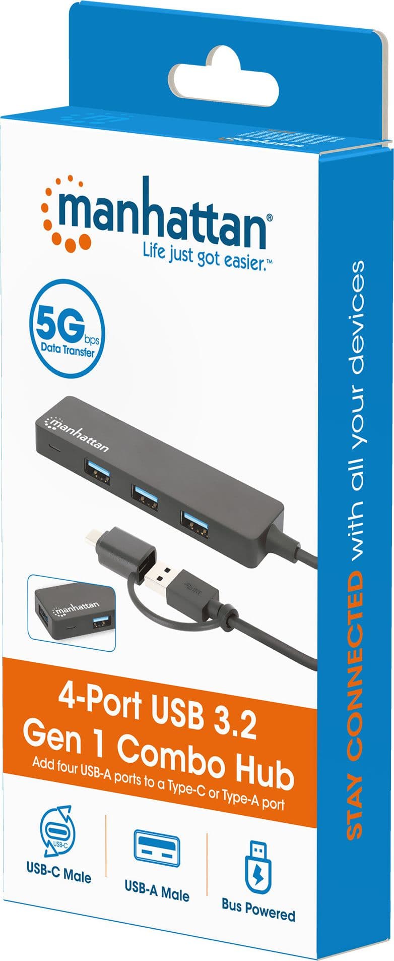 Hub USB 3.2 Gen1 4 Porte Combo USB-A e USB-C&trade in  Scontolo.net - Potenza, commercioVirtuoso.it