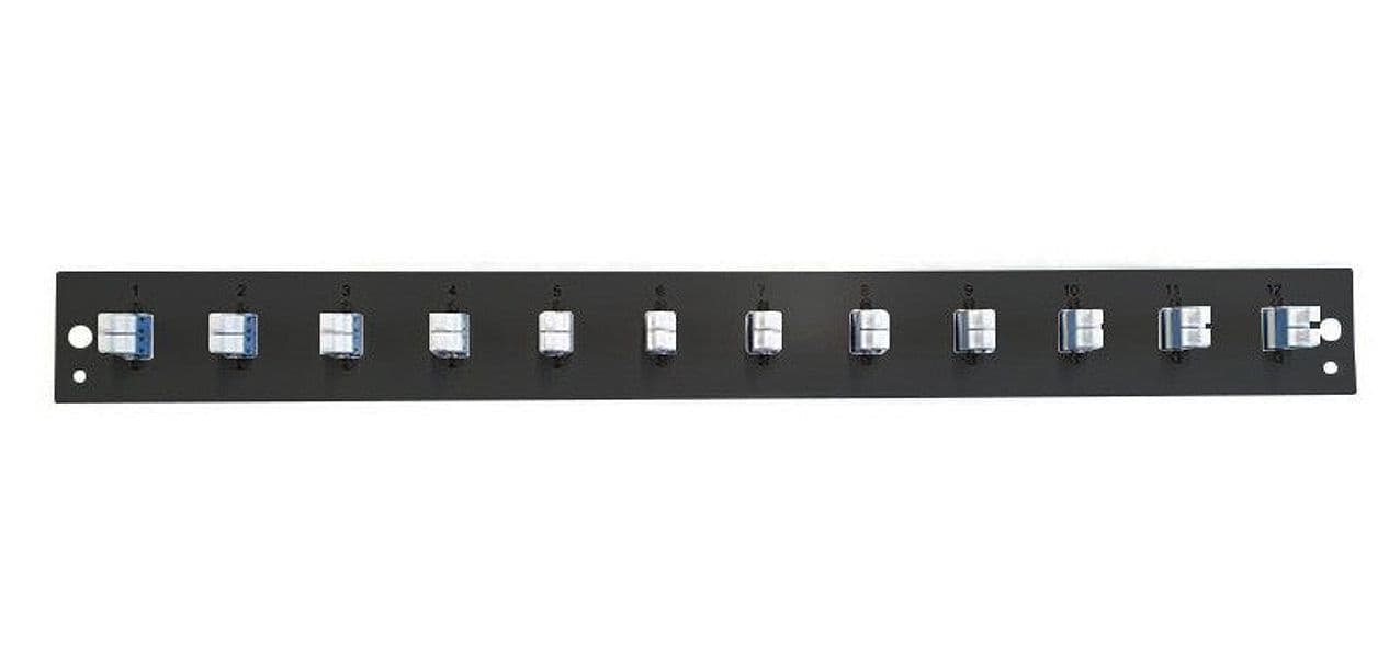 Pannello Frontale per Cassetto Ottico 1U 12 LC Duplex OS2 Nero in  Scontolo.net - Potenza, commercioVirtuoso.it