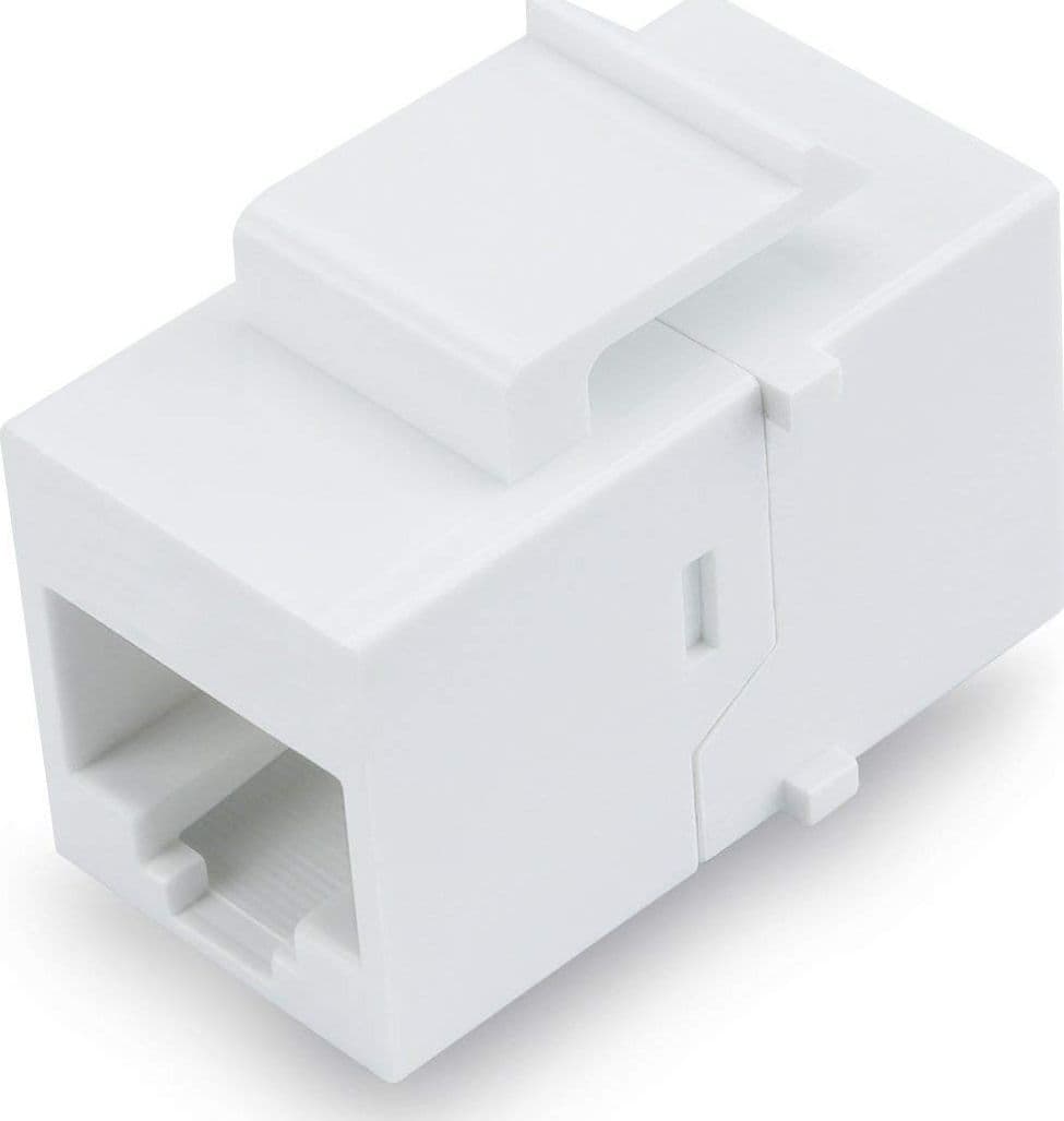 Accoppiatore Keystone RJ45 F/F Cat.5E UTP Bianco in Cavi Ethernet Scontolo.net - Potenza, commercioVirtuoso.it