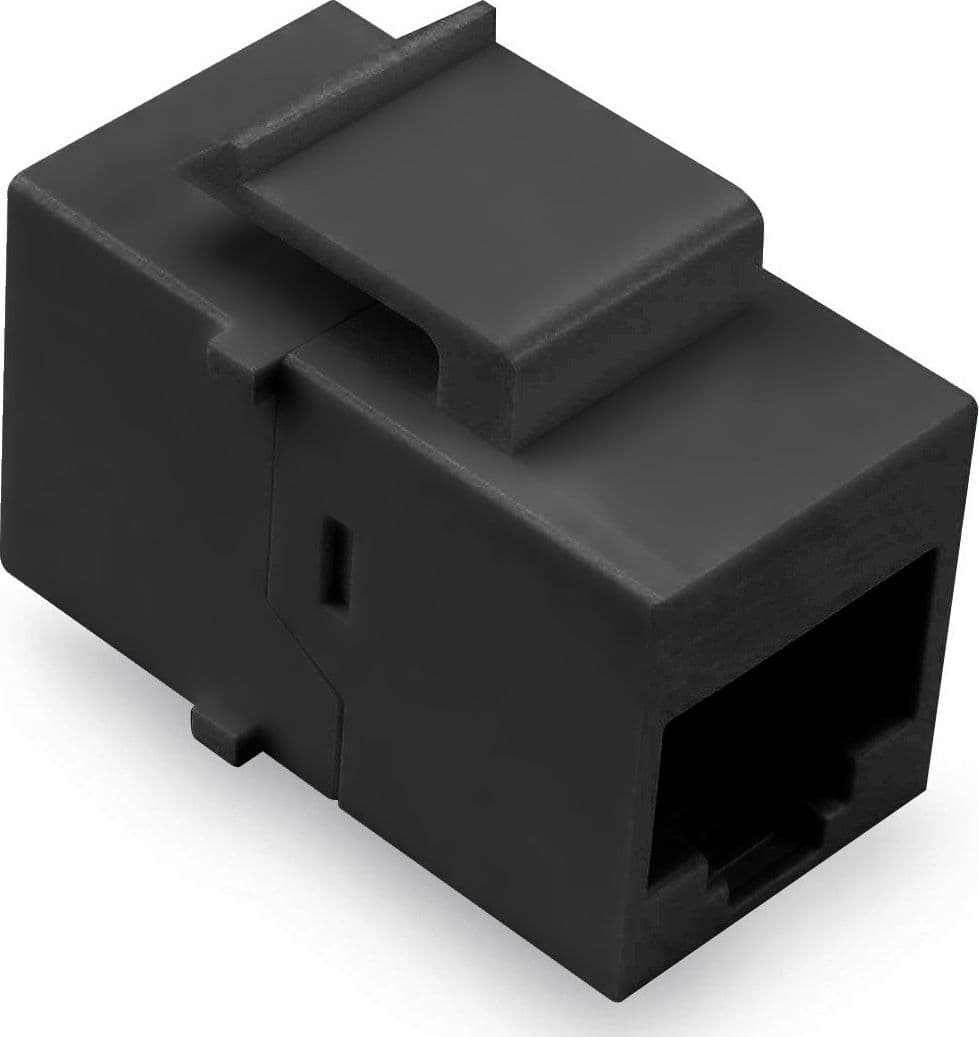 Accoppiatore Keystone RJ45 F/F Cat.5E UTP Nero in Cavi Ethernet Scontolo.net - Potenza, commercioVirtuoso.it