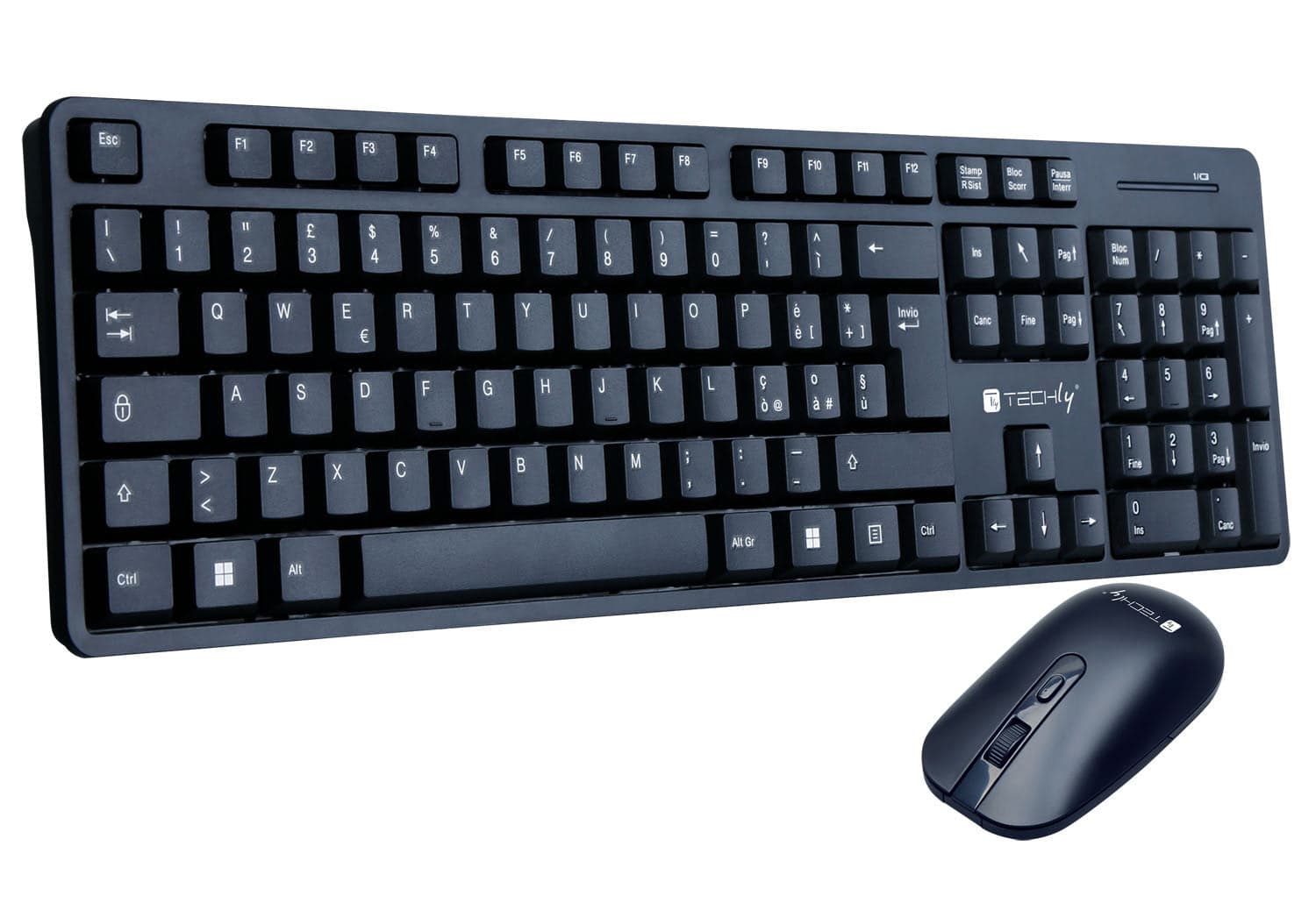 Kit Tastiera Standard e Mouse Wireless 2.4GHz in  Scontolo.net - Potenza, commercioVirtuoso.it