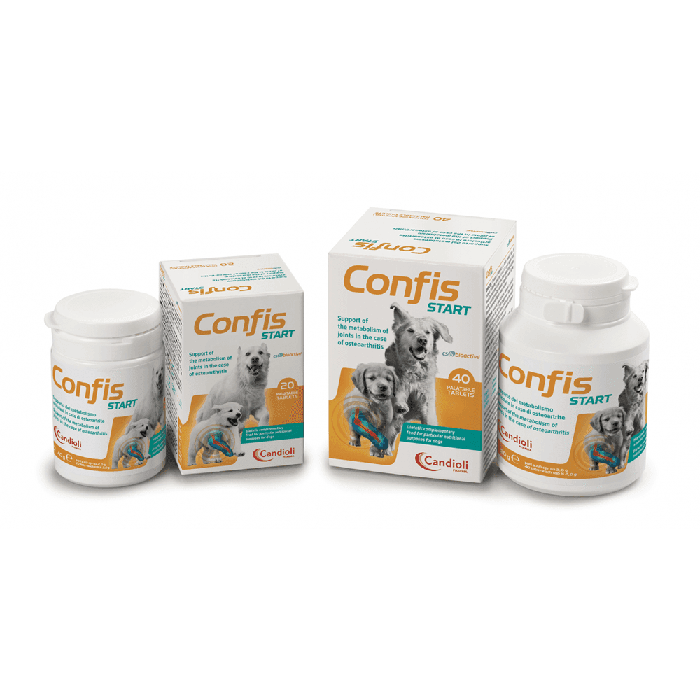 Supporto del metabolismo articolare per cani Confis Start tavolette