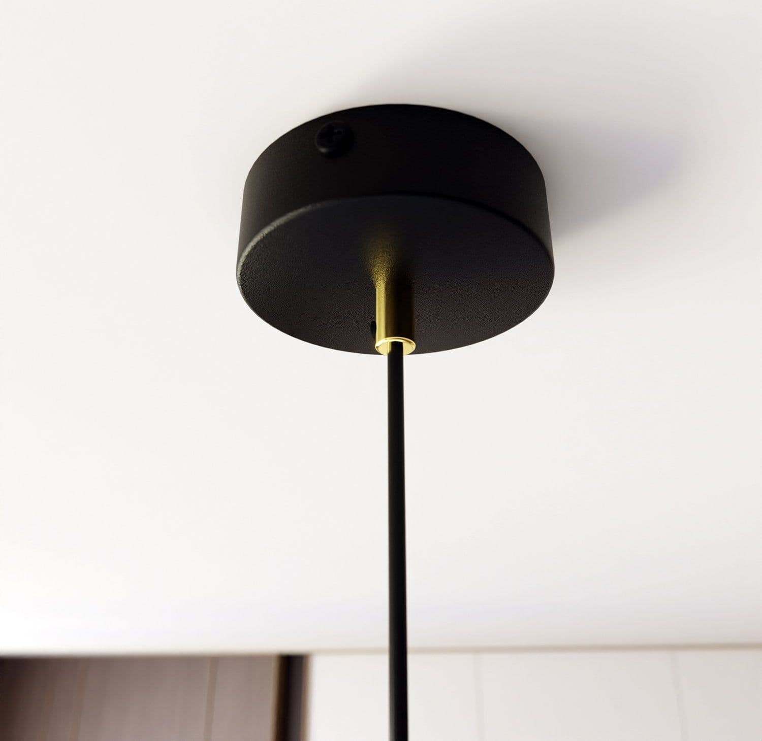 Sospensione Contemporanea In Acciaio 1 Luce Selter Nero E Oro in Lampade a sospensione LuceArt - Montecorvino Pugliano, commercioVirtuoso.it