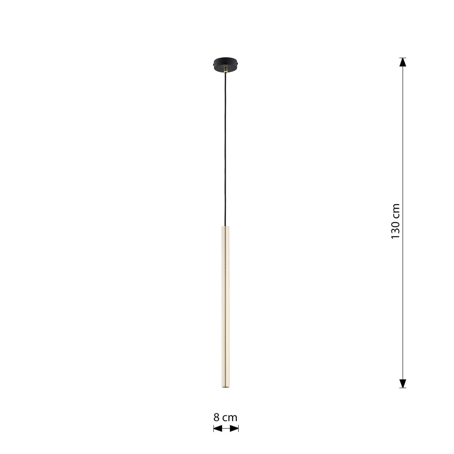 Sospensione Contemporanea In Acciaio 1 Luce Selter Nero E Oro in Lampade a sospensione LuceArt - Montecorvino Pugliano, commercioVirtuoso.it