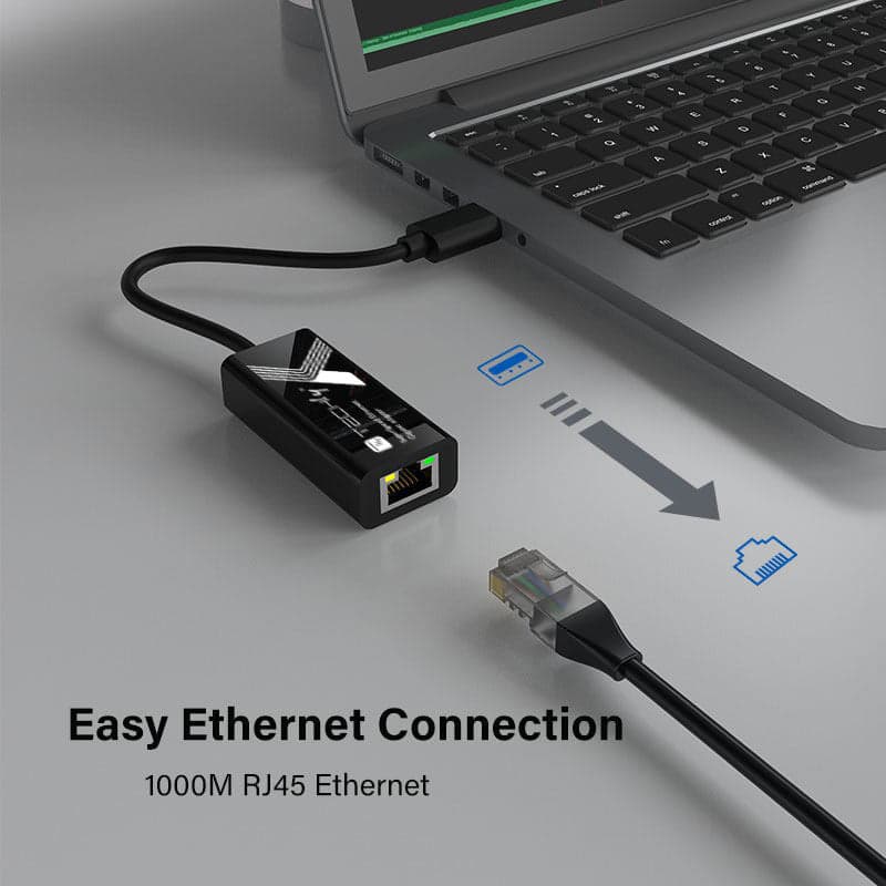 Adattatore di Rete Gigabit USB tipo A SuperSpeed in Adattatori USB wireless Scontolo.net - Potenza, commercioVirtuoso.it