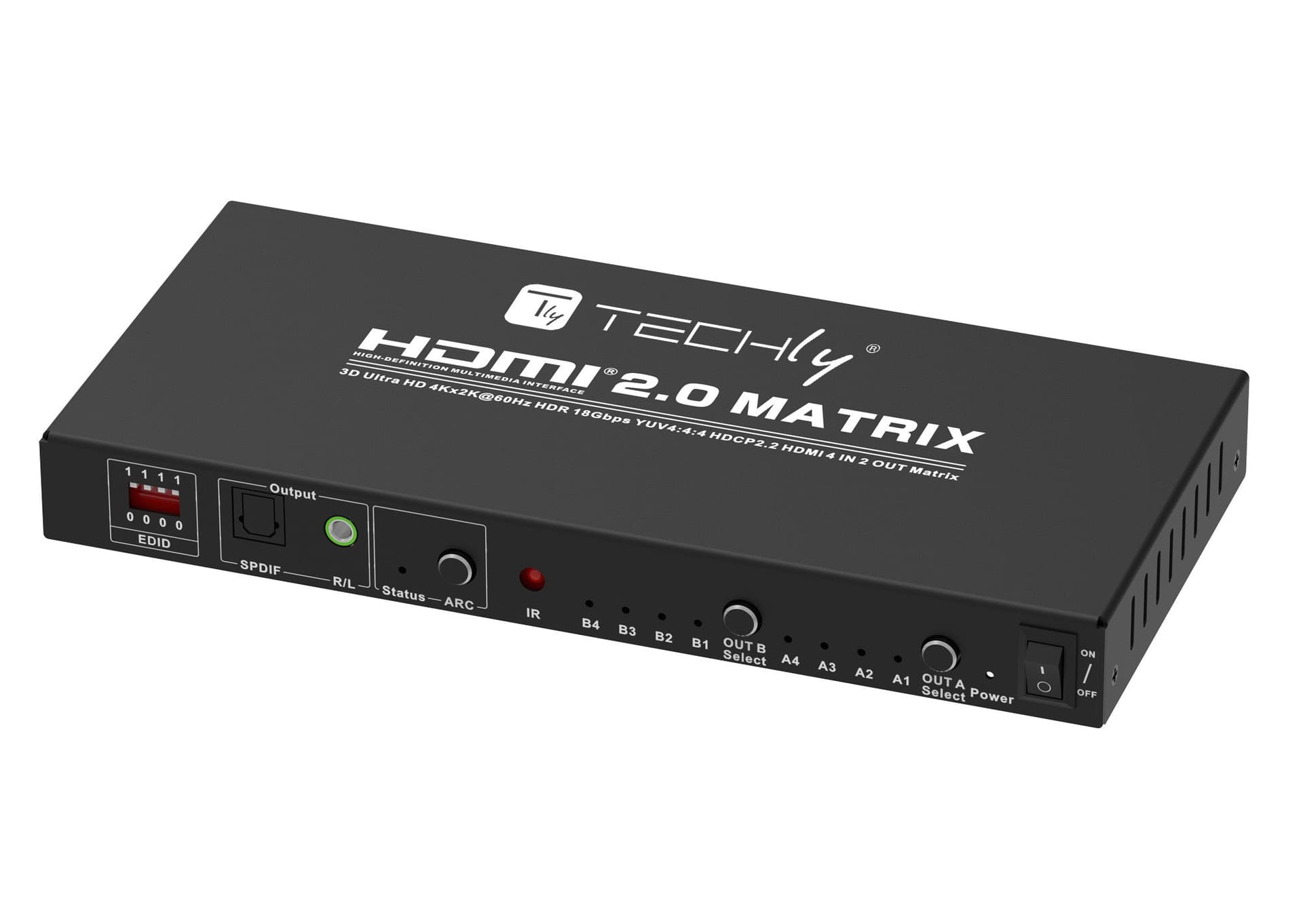 Switch Matrix HDMI 2.0 4x2 3D Ultra HD 4K HDCP HDR in Selettori audio-video Scontolo.net - Potenza, commercioVirtuoso.it